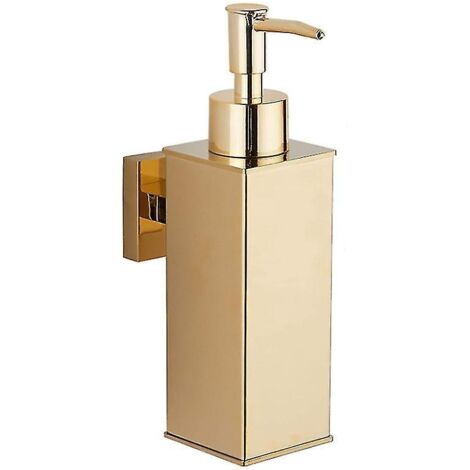 Distributeur de savon mural en acier inoxydable 304 (chrome) pour la décoration intérieure Lh-1doré