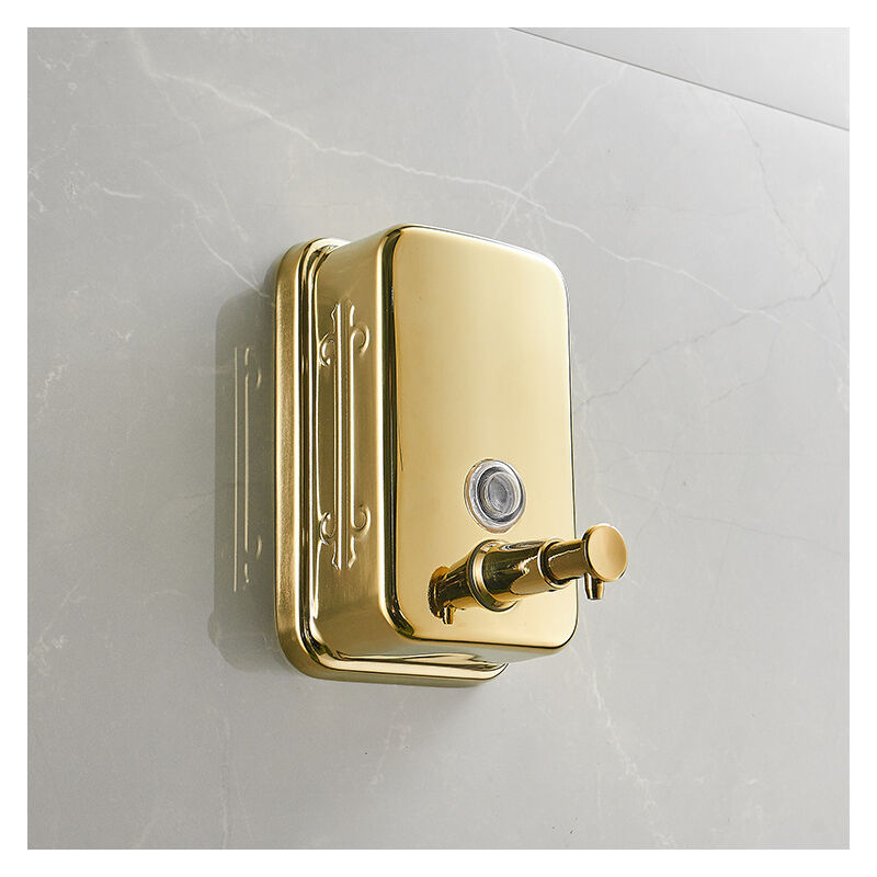 Distributeur de savon mural Golden Baroom distributeur de savon liquide pour les mains/distributeur de savon de cuisine-500ML