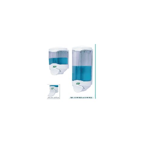 Distributeur de savon poussoir 450 ml crystal - JVD 844098 - Distributeurs de savon - JVD