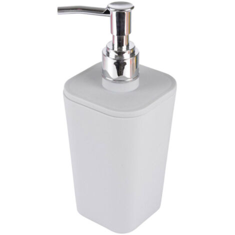 Distributeur de Savon Soft Touch "Vitamine II" 17cm Gris Clair