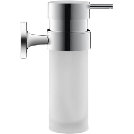 Distributeur de savon Starck T chroméavec verre blanc mat DURAVIT
