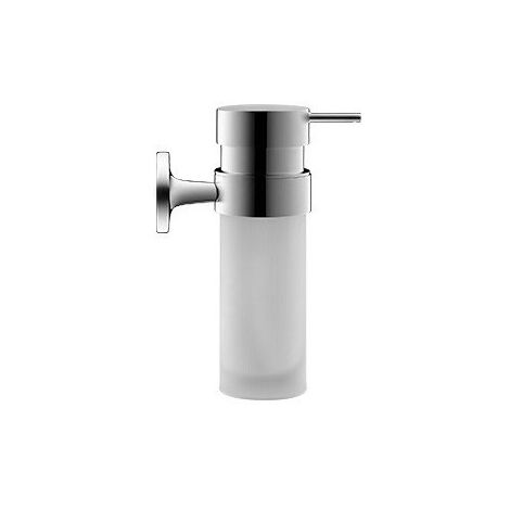 Distributeur de savon Starck T noir matavec verre blanc mat DURAVIT