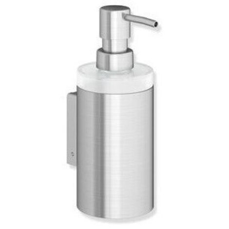 Distributeur de savon SYSTEM 900 avec support inox Verre en crystal satiné