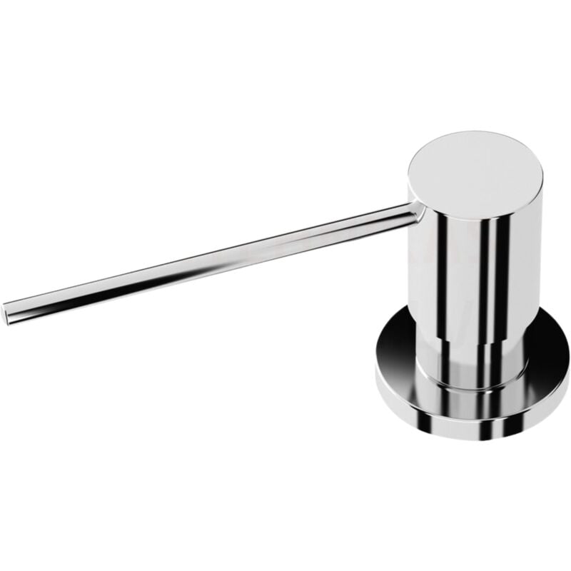 Distributeur savon cuisine encastrable XXL Helika chromé