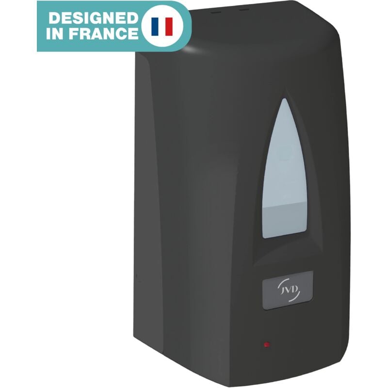 Distributeur savon gel Yaliss automatique noir mat - Matériel professionnel - JVD