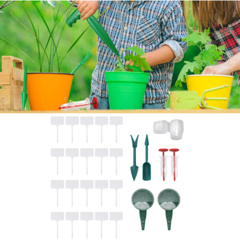Distributeur de Semis Manuel 5 File Pocket Portatif Légger Matériel Polyvalent Outils pour Jardiner Semis Rapide