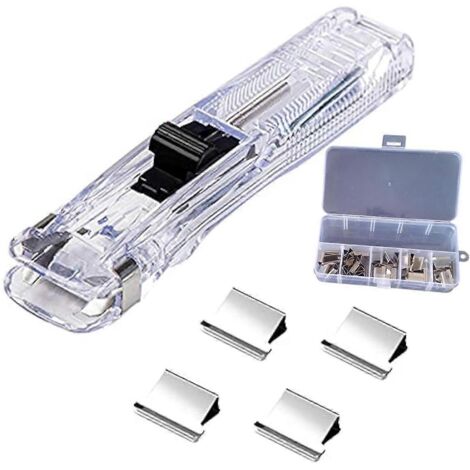Distributeur de trombones portatif, coupe-papier rapide et portable ---