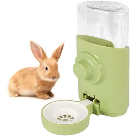 Distributeur d'eau automatique - Fontaine à eau pour lapin - 600ML - Plastique - Intérieur