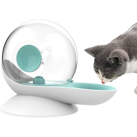 Distributeur d'eau Automatique pour Chien Chat, en Forme d'escargot, Abreuvoir à gravité pour Animaux domestiques, Fontaine Transparente Distributeur de Bol d'eau pour Chien Chats, 2.8 L