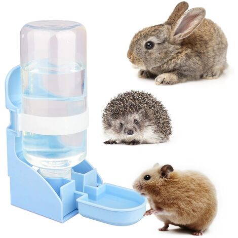 Distributeur d'eau automatique Rabbit Hamsters, bouteille d'eau sur pied