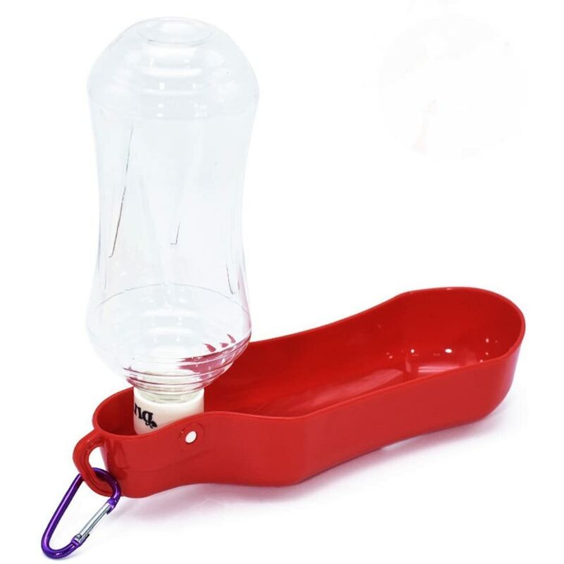Distributeur d'eau Bouteille Automatique pour Animaux de Compagnie pour Hamsters Rats Guinées Furets Lapins Petits Animaux-500 ml - bleu