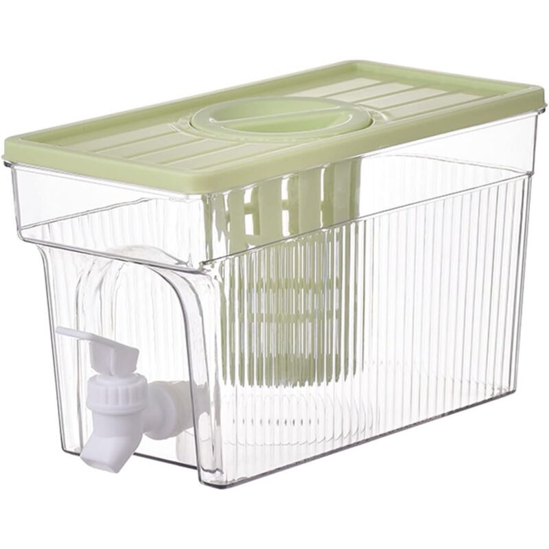 Distributeur d'eau de comptoir Distributeur de jus de lait Réfrigérateur avec robinet Bouilloire froide Théière Seau de boisson froide-5L