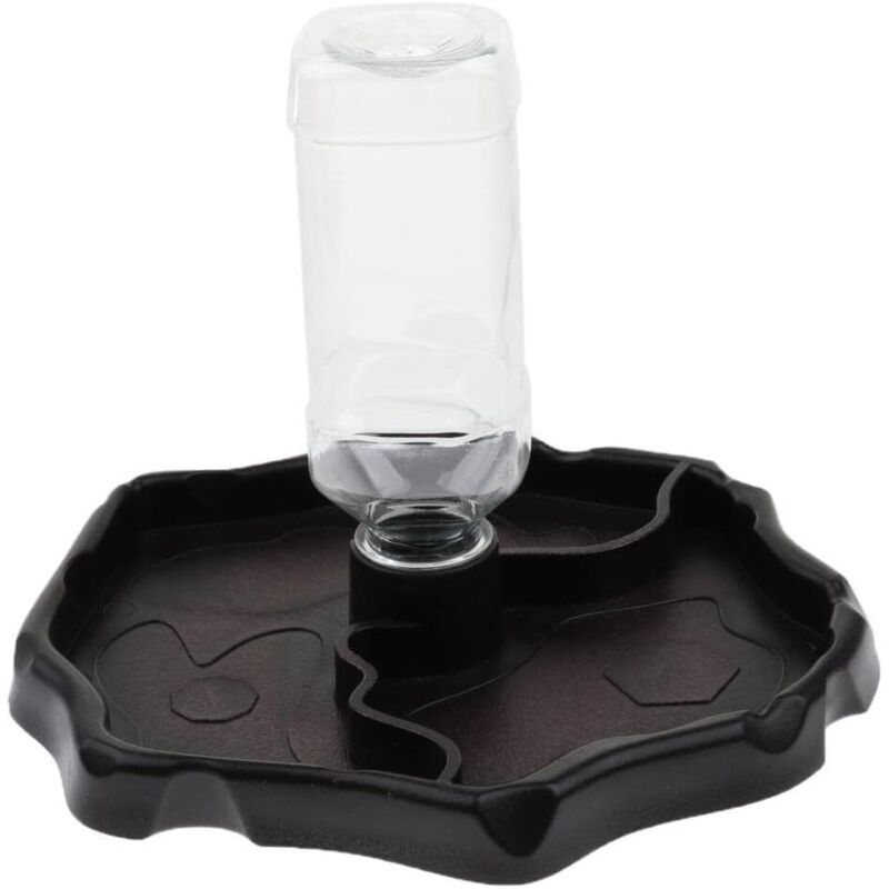 Distributeur d'eau Portable avec Plat en Plastique Abreuvoir pourReptile Tortue Gecko (3)