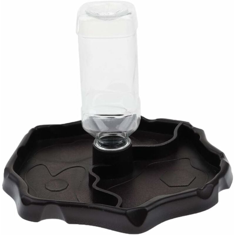 Distributeur d'eau Portable avec Plat en Plastique Abreuvoir pourReptile Tortue Gecko Fei Yu
