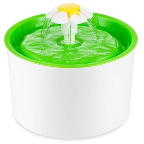 Distributeur d\'eau - TD® - 19x16 cm - Filtration charbon actif - 1,6 L - Pour chats et chiens