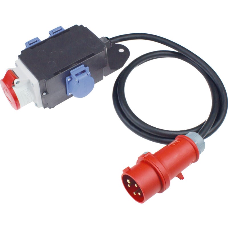 Mobiler MIXO CEE Stromverteiler "ENZ" 400V/16A/max. 11kW IP44