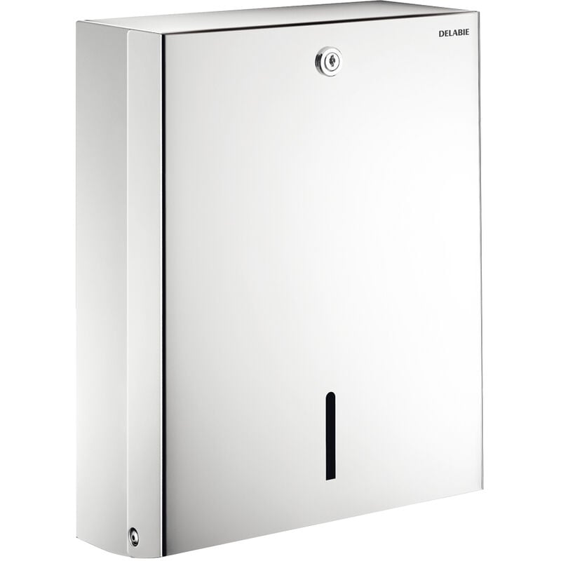 Distributeur d'essuie-mains en inox, pour 500 formats Delabie 510601P