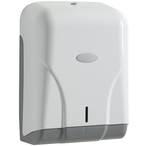 Distributeur d'essuie-mains OLEANE 400 feuilles blanc - ROSSIGNOL - 52530 - Blanc