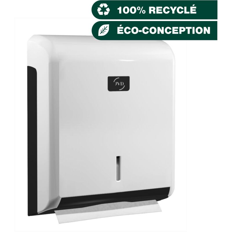 Distributeur Essuie-Mains Cleanline blanc - Matériel professionnel - JVD