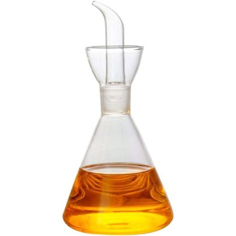 Distributeur d'huile de vinaigre Distributeur d'huile Bouteille d'huile sans bec verseur pour griller / barbecue / cuisson / salade / rtissage / sauce soja 125 ml,