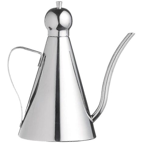 Distributeur d'huile d'olive 350 ml, pot à huile/vinaigre en acier inoxydable pour la cuisine, bouteille d'huile d'olive, bidon d'huile d'olive