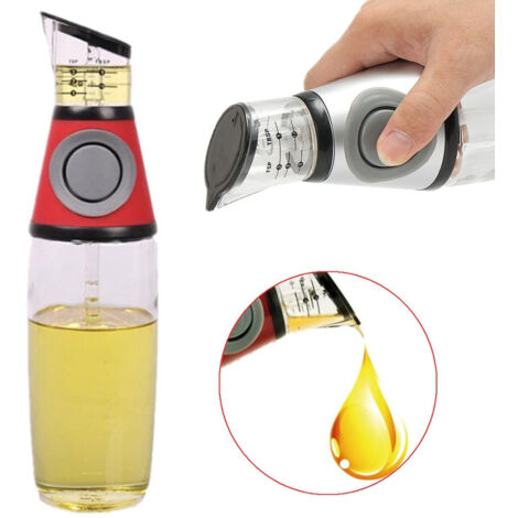 Distributeur D'huile Et De Vinaigre Table à Mesurer Et à Presser
