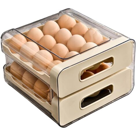 Distributeur D'Œufs Pour Réfrigérateur Boîte Empilable Avec