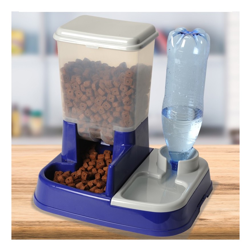 Distributeur Eau Et Croquettes Automatique Pour Chien Et Chat