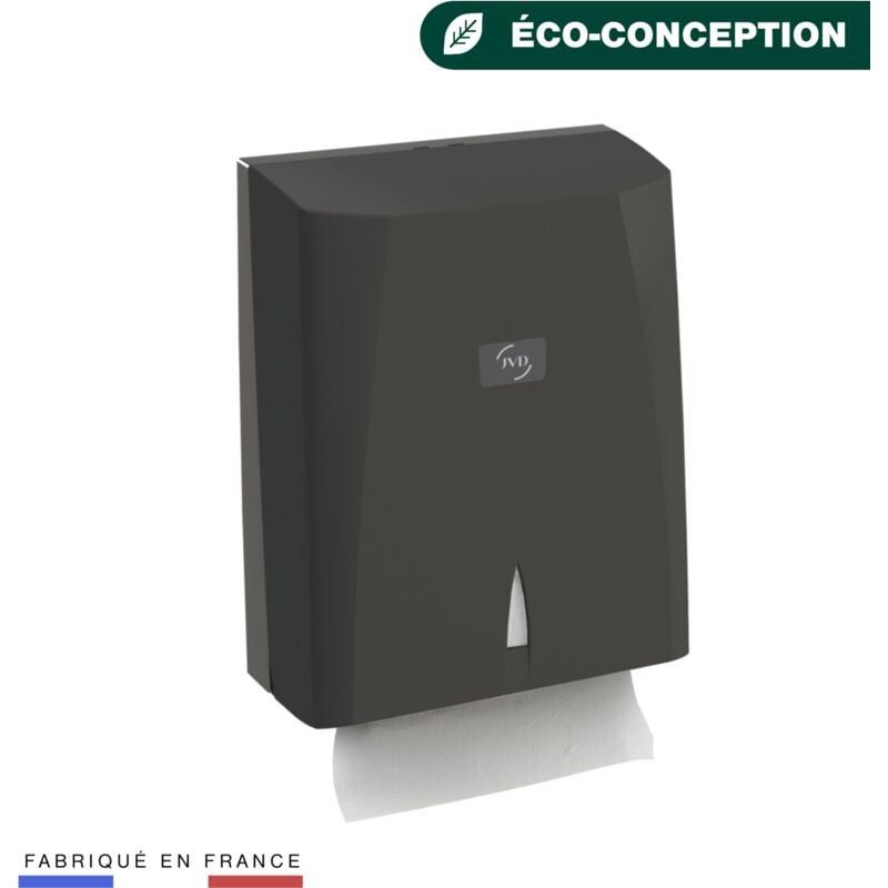 Distributeur d'essuie-mains Yaliss noir mat. - Matériel professionnel - JVD