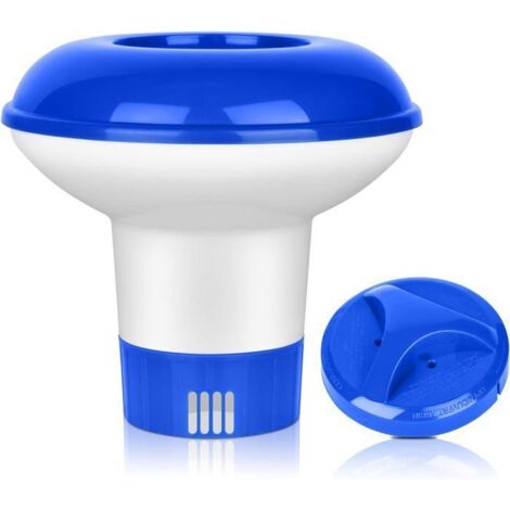 Distributeur Flottant, 5\" Distributeur de Chlore Distributeur Flottant de Chlore Flotteur Chlore pour Piscine, Parc Aquatique, Spa