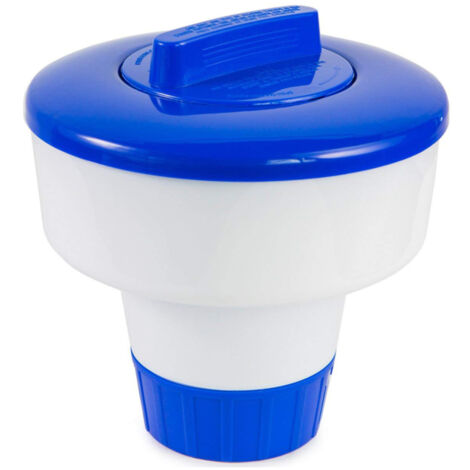 Distributeur flottant de chlore bromé, support pour pastilles de 7,6 cm (3 pouces), pour spa, jacuzzi et piscine