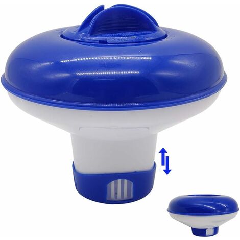 Distributeur flottant de chlore de brome piscines hors-sol gonflables, jacuzzi, fontaine 13*13*9cm Fontainebleau