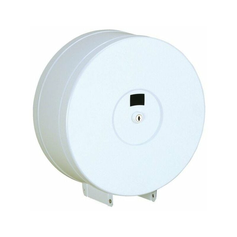 Finish - Distributeur geant papier hygienique pour rouleaux 400m epoxy blanc - rossignol