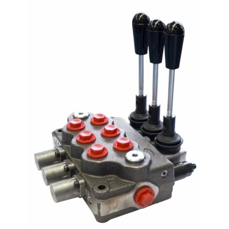Distributeur hydraulique à 3 éléments double effet 3/8" (H Basic)