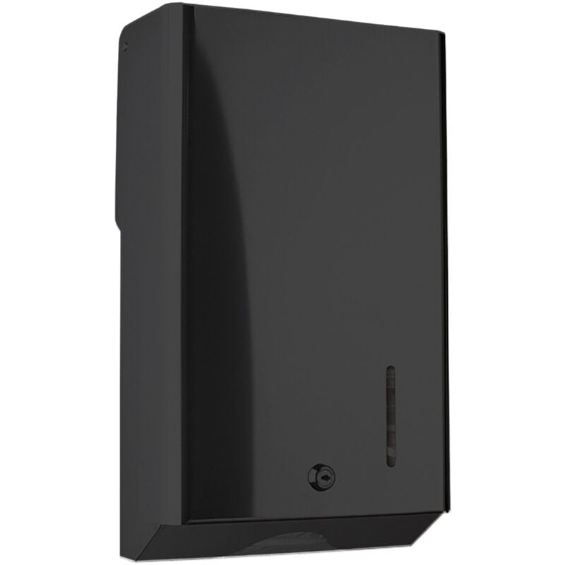 Distributeur mural de papier pour paquets noirs - Inda