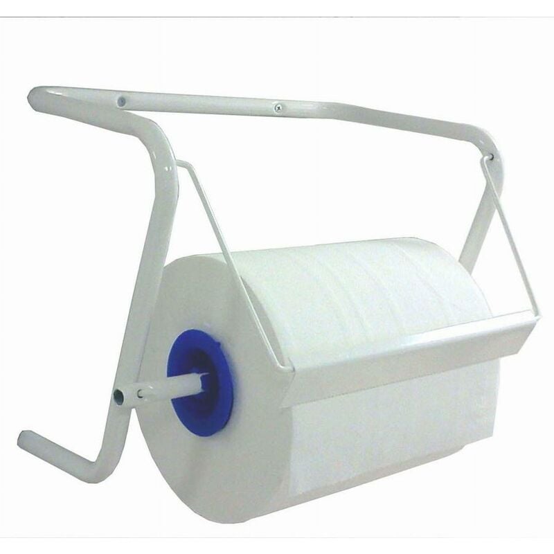 Distributeur mural métal blanc cristal hygiene pour bobine d'essuie mains - EP5501