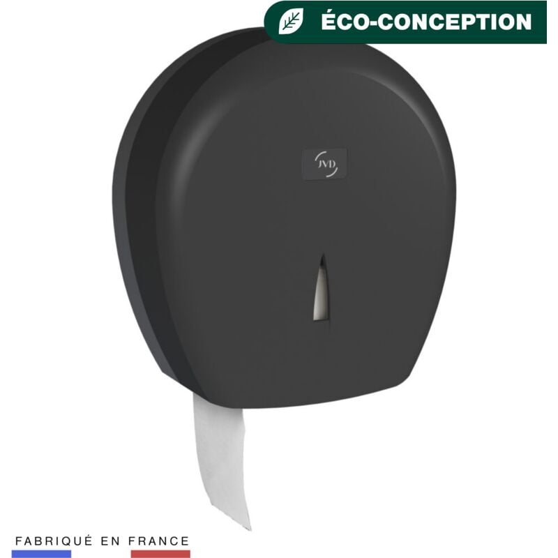 Distributeur de Papier Hygiénique Yaliss jumbo 400 noir mat - Matériel professionnel - JVD