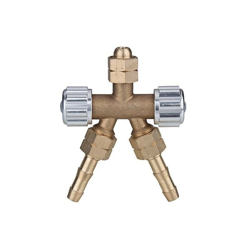 EWO - Distributeur pour acétylène Raccord : 3 x G3/8' / lw 9 avec volant plastique