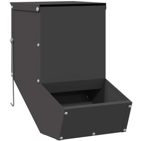 Distributeur pour lapins Noir 17.5 x 26 x 28.5 cm CFW367998