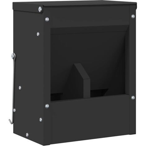 Distributeur pour lapins Noir 20 x 12,5 x 25 cm CFW267623