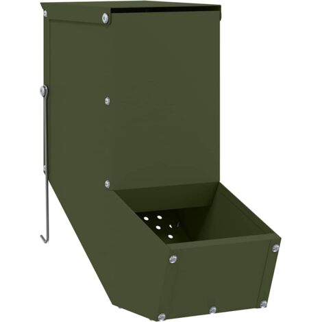 Distributeur pour lapins Vert olive 12,5 x 26 x 28,5 cm CFW521555