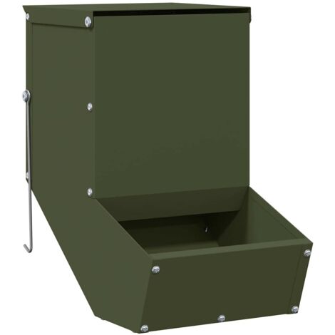 Distributeur pour lapins Vert olive 17.5 x 26 x 28.5 cm CFW647043