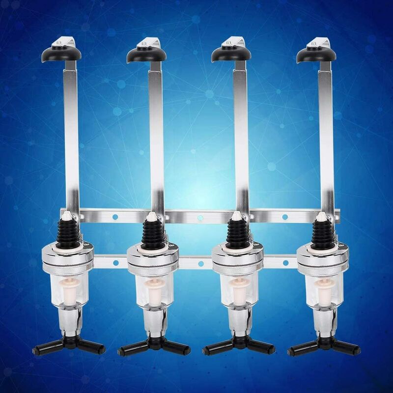 Distributeur Professionnel d'alcool, Porte-Bouteille d'alcool Support de Distributeur de Boissons au Vin pour Cocktail de Bière de Vin (4 Bottle)