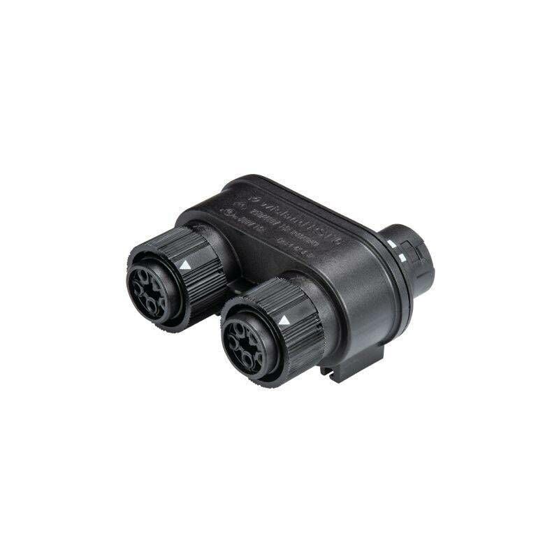 46.050.1253.1 Répartiteur pour connecteur rond Nombre total de pôles: 4 + pe Série (connecteur rond): rst® mini 1 pc(s) S301101 - Wieland