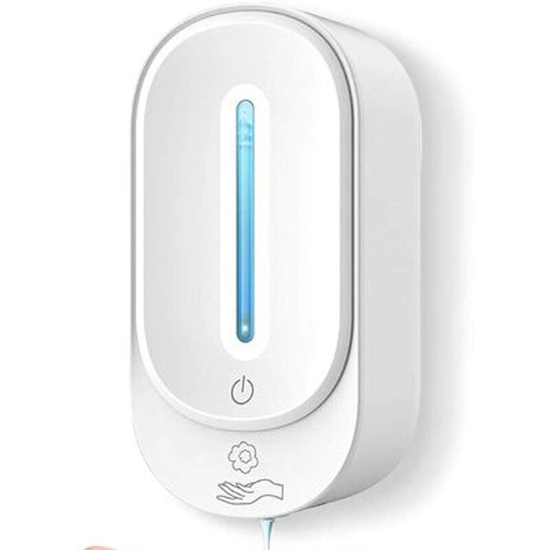 Distributeur Savon Automatique, 350ML Dstributeur Savon Mural Distributeur Gel sans Contact avec