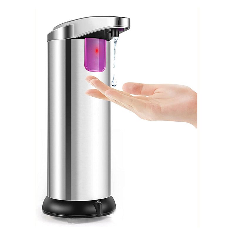 Distributeur Savon Automatique - Applique le savon sans contact, pratique et économique, design élégant