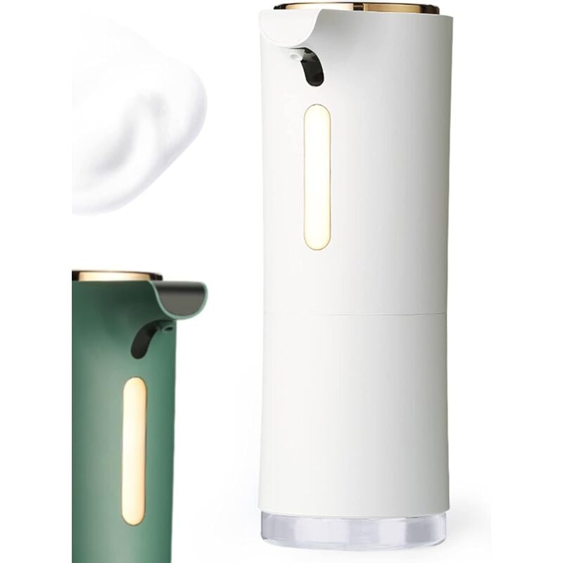Distributeur Savon Automatique, Distributeur de Savon Mousse avec Capteur Infrarouge, Diffuseur d'Huiles Essentielles, laver les mains sans contact