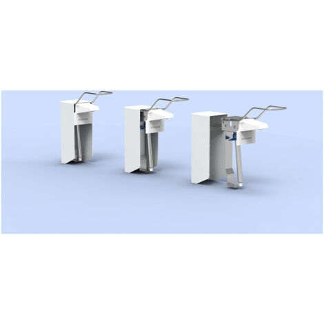 Distributeur universel CWS 1000-U ouverture avant Alu blanc