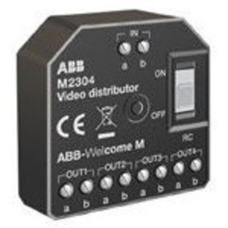 Distributeur vidéo pour portiers vidéo Abb M2304 WLD200X