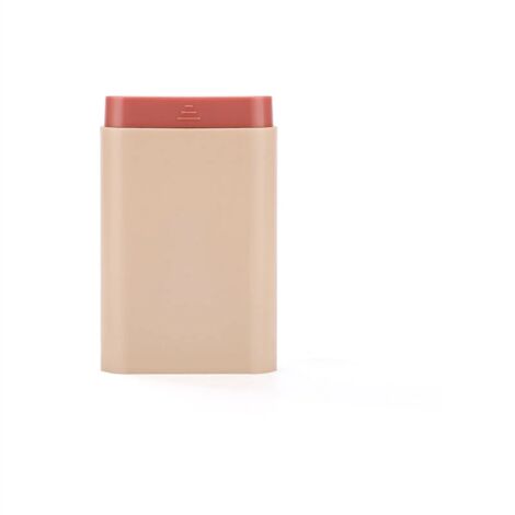 Distributeurs de comprimés et alarmes Boîte scellée de médecine portable, boîte de rangement à compartiments divisés de voyage, mini boîte à pilules de stockage portable 7 jours (poudre)